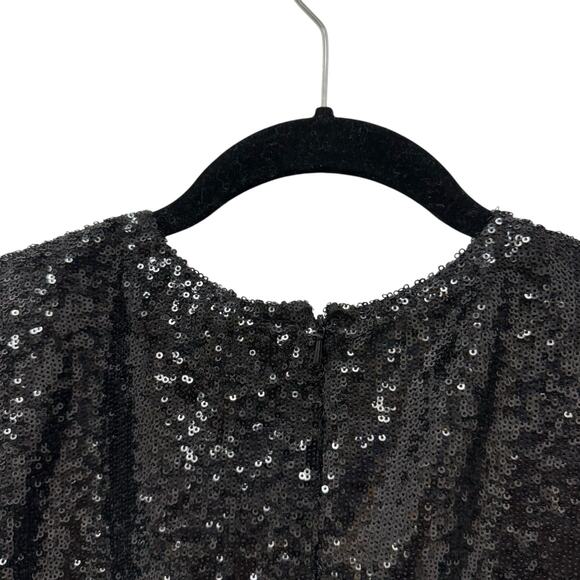 NWT Something Navy Sequins Black Mini‎ Dress Women’s Size XS - Picture 9 of 13